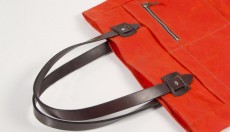 WAXED CANVAS TOTE - BLAZE ORANGE